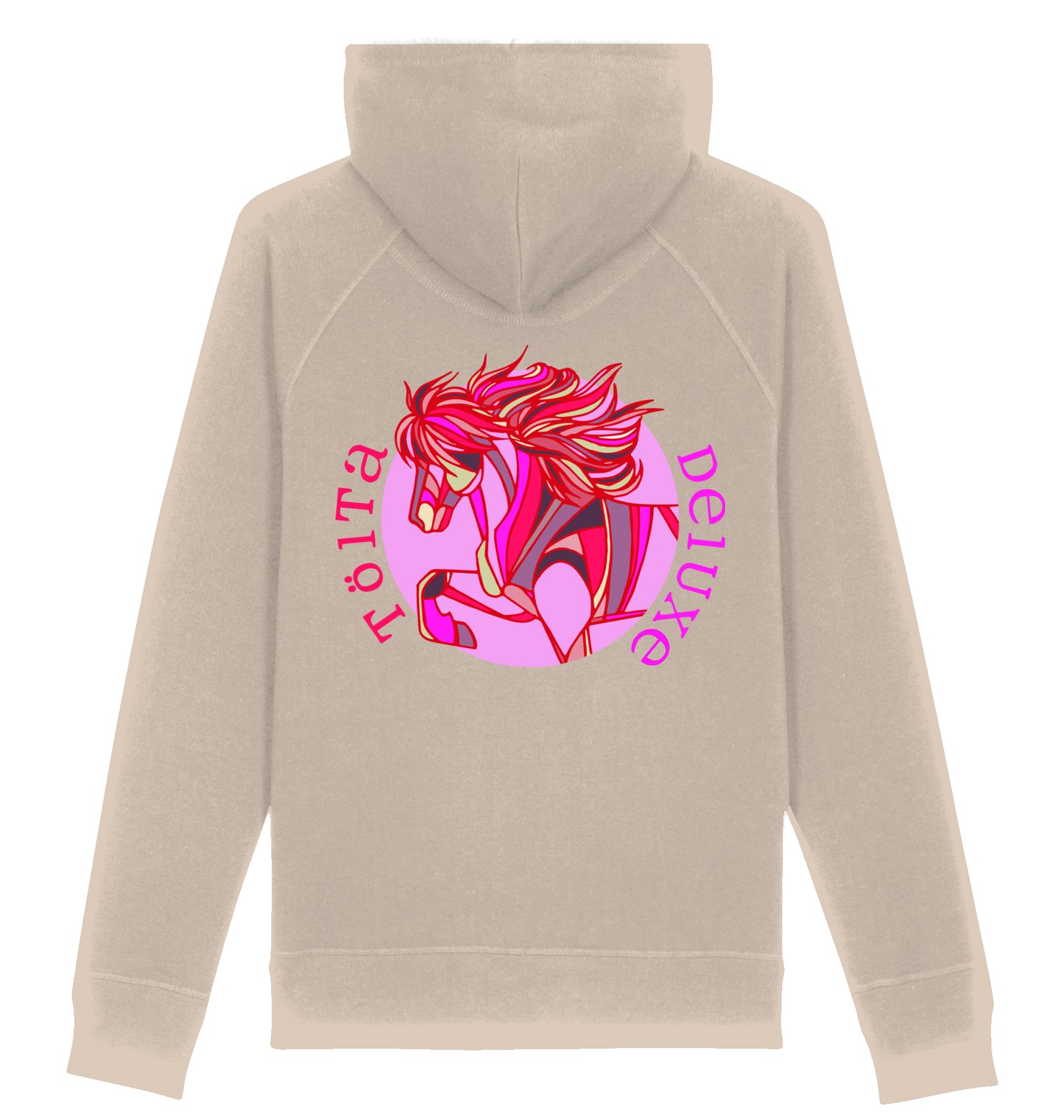 Logohoodie rot-pink